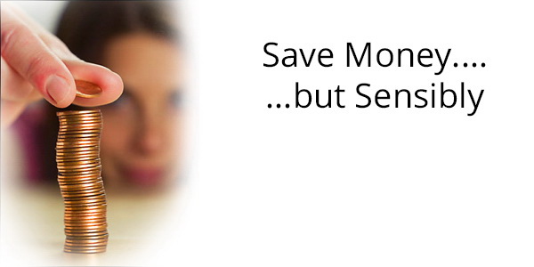 how to save money sensibly