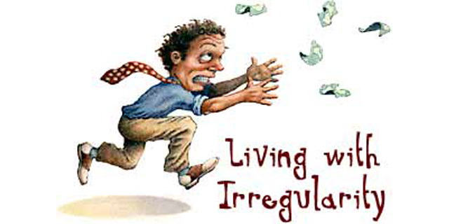 irregular income and savings